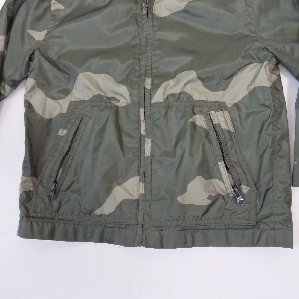 gap kids zip up lightweight jacket with hood pockets camo spring